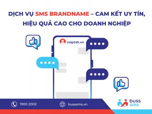 Hướng dẫn triển khai SMS Brandname - Tin nhắn thương hiệu tại Buss Tele