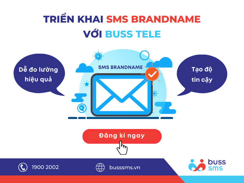 Triển khai SMS Brandname - TIn nhắn thương hiệu với BUSS TELE