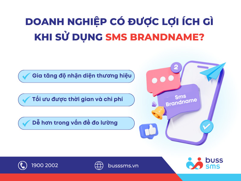 Những lợi ích dịch vụ SMS Brandname - Tin nhắn thương hiệu mang lại cho doanh nghiệp