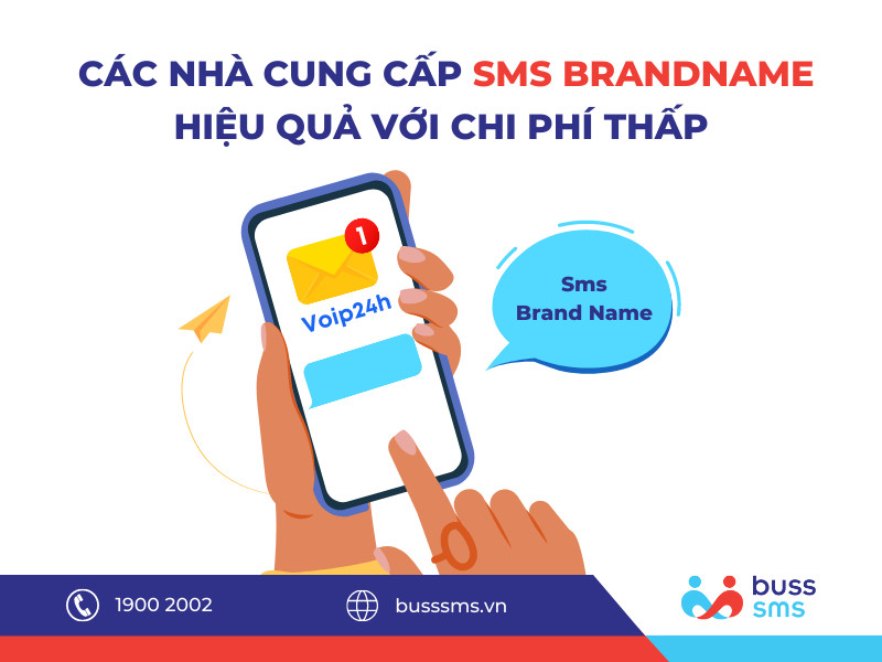 CÁC NHÀ CUNG CẤP SMS BRANDNAME HIỆU QUẢ CHI PHÍ THẤP