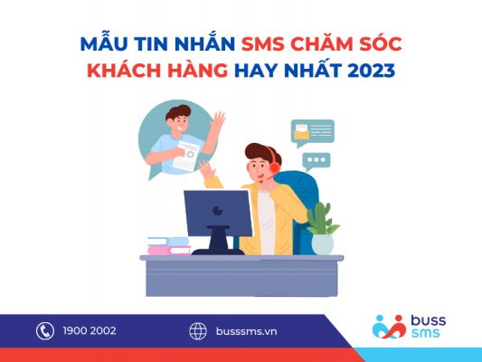 Mẫu tin nhắn thương hiệu SMS Brandname CSKH tốt nhất 2023