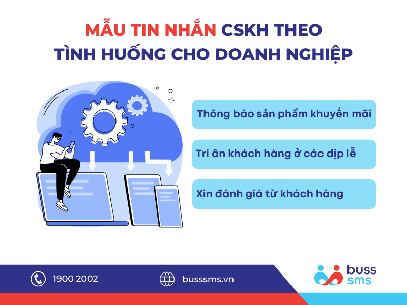 Những mẫu tin nhắn chăm sóc khách hàng hay nhất hiện nay