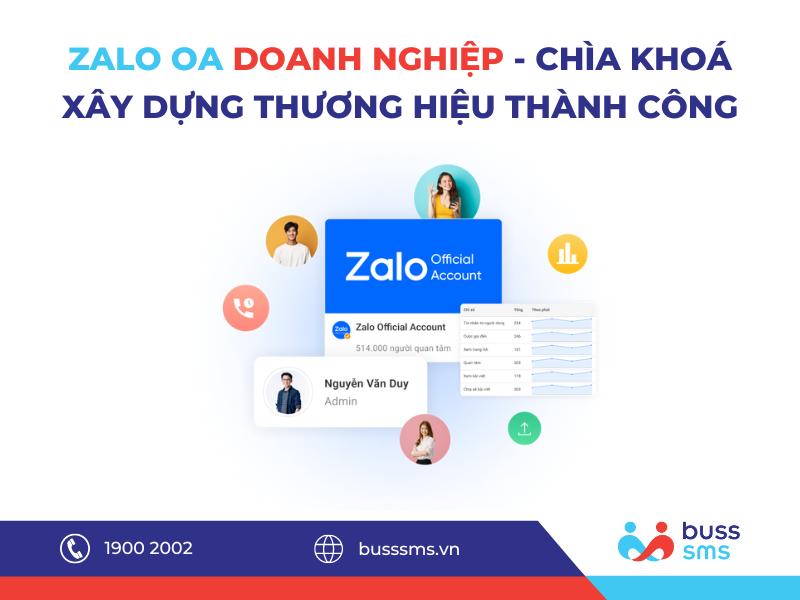 Zalo Oa doanh nghiệp - chìa khoá xây dựng thương hiệu thành công