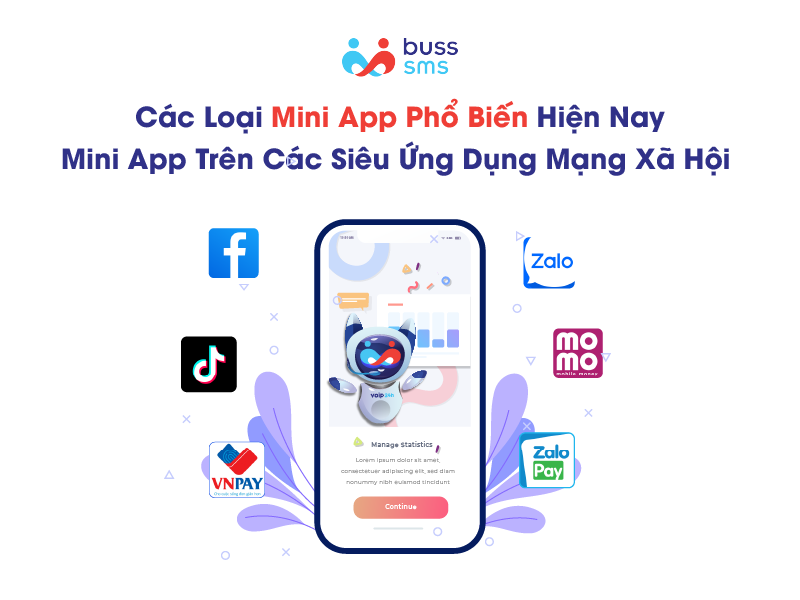 Các loại Mini App phổ biến hiện nay