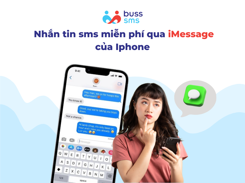 Nhắn tin sms miễn phí qua iMessage của Iphone