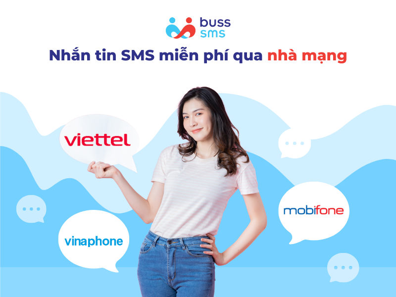 Nhắn tin SMS miễn phí qua nhà mạng